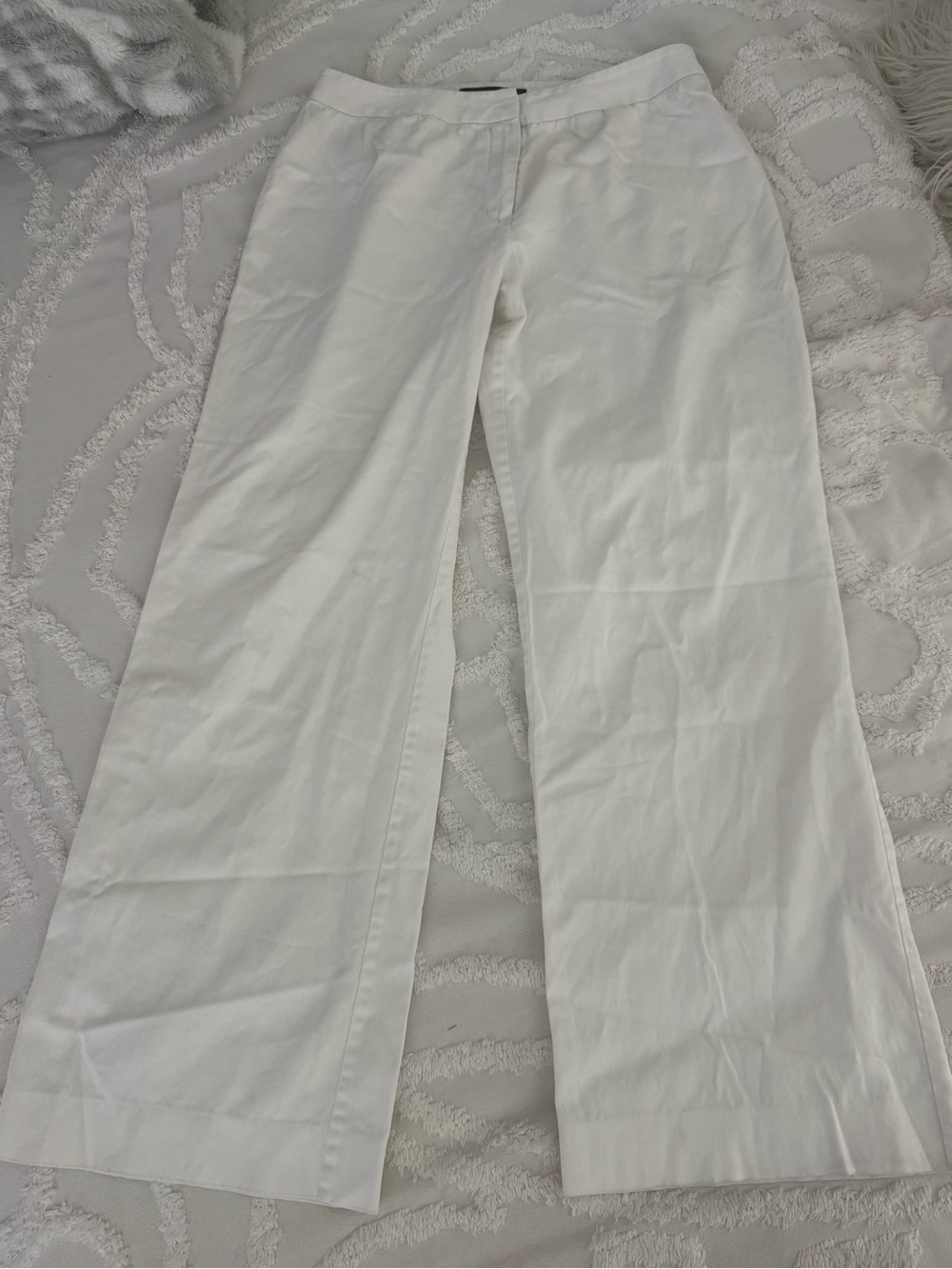 Lafayette 148 New York White Tailored Pants